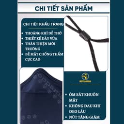 Thumbnail Khẩu trang vải chống tia uv khẩu trang nhật khẩu trang nam cao cấp cotton xịn mịn OKT4 OPPAMAN 4
