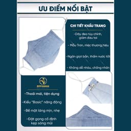Thumbnail Khẩu trang vải chống nắng cotton cao cấp chống tia uv siêu mát xịn dễ thở OKT3 OPPAMAN 2