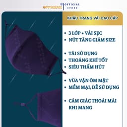 Thumbnail Khẩu trang vải nam chống nắng khẩu trang nam siêu mát thoáng khí cho nam đen OKT1 OPPAMAN 1