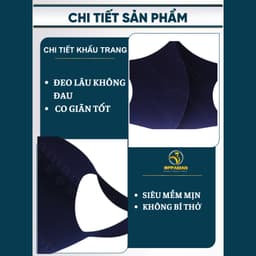 Thumbnail Combo 5 Khẩu trang vải chống tia uv chống nắng vải poly vải su thoáng khí mịn OKT10 OPPAMAN 3
