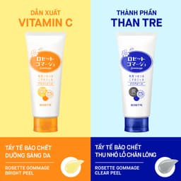 Thumbnail [Bản Mới] Tẩy Tế Bào Chết Rosette Thu Nhỏ Lỗ Chân Lông Gommage Clear Peel 180G 4