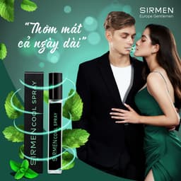 Thumbnail Xịt thơm miệng SIRMEN Europe Mint Cool Spray vị bạc hà thơm mát tự nhiên, công nghệ EU-Nano kéo dài 180 phút chai 10ml 4