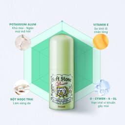 Thumbnail Lăn khử mùi đá khoáng dạng sáp Deonatulle giúp sáng da Soft Stone Double Color Control 20G 2