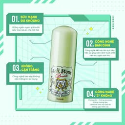 Thumbnail Lăn khử mùi đá khoáng dạng sáp Deonatulle giúp sáng da Soft Stone Double Color Control 20G 4