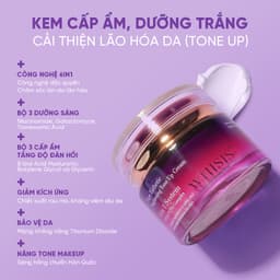 Thumbnail Kem Dưỡng Ẩm Trắng Da 6 in 1 WHISIS Pure Esthetic Brightening Tone Up Cream Cấp Ẩm, Nâng Tone, Giảm Nám, Trẻ Hoá Da 50g 1