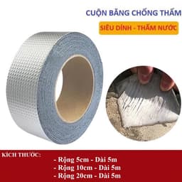 Thumbnail Băng Keo Siêu Dính Đa Năng, Băng Dính Chống Thấm, Chống Dột Dán Được Trên Mọi Bề Mặt Chọn Size Hãng Amalife 2