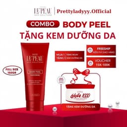 Thumbnail Peel Body Retinol LE'PEAU trắng da mờ thâm sau 7 ngày, loại bỏ tế bào chết cơ thể 150ml mua 1 tặng 1 quà 1