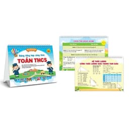 Thumbnail Sách - Bộ lịch BẢNG TỔNG HỢP CÔNG THỨC TOÁN  TRUNG HỌC CƠ SỞ (Phiên bản 5.0) 3