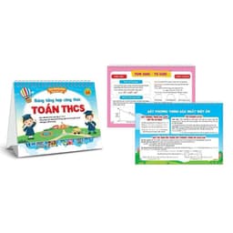 Thumbnail Sách - Bộ lịch BẢNG TỔNG HỢP CÔNG THỨC TOÁN  TRUNG HỌC CƠ SỞ (Phiên bản 5.0) 4