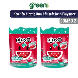 Thumbnail Kẹo dẻo hương Dưa Hấu mát lạnh Playmore 55g 3