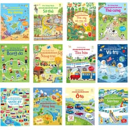Thumbnail Sách - First sticker book - Sách dán hình đầu đời cho bé trọn bộ 12 chủ đề - Đinh Tị Books 1