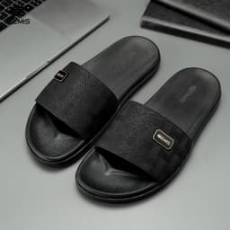 Thumbnail Dép lê nam hè 2024 đế cao su đúc size 38-43 Slipper Quai Ngang Jean Đế Bằng DéP Dép lê 1