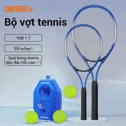 Thumbnail OneTwoFit Bộ vợt tennis đàn hồi luyện tập Tập Tại Nhà Kèm Dây Đàn Hồi Và Đế Thể thao ngoài trời 1