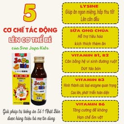 Thumbnail Siro ăn ngon Japa kids  giúp trẻ ăn ngon , con tăng cân phát triển toàn diện nhập khẩu Nhật Bản 2