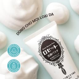 Thumbnail Sữa Rửa Mặt Rosette Dưỡng Ẩm Face Wash Pasta Glacial Clay Cleanser 120G 1