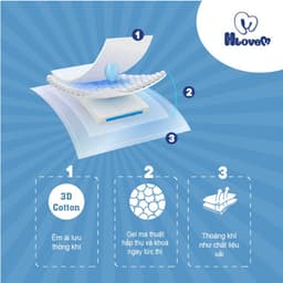 Thumbnail Bỉm Tã Quần HLOVEM Mỏng Nhẹ, Thoáng Mát, Siêu Thấm Hút 50 Miếng Size M/L/XL/XXL/XXXL/4XL/5XL 1