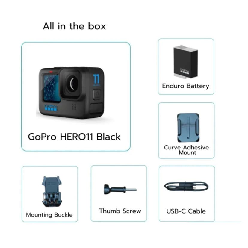 Ảnh GoPro HERO11 Black-Camera hành động chống nước. Ảnh 27MP, HyperSmooth 5.0 với GP2 2