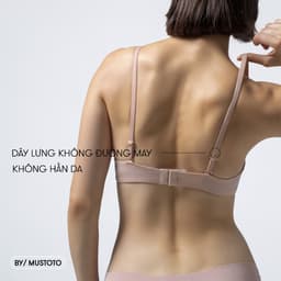 Thumbnail Áo Lót Nữ Bra Mustoto Nâng Ngực Có Gọng Mút Vừa 2cm Bra Hop (MA26) 3