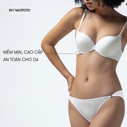 Thumbnail Áo Lót Nữ Bra Mustoto Nâng Ngực Có Gọng Mút Vừa 2cm Bra Hop (MA26) 4