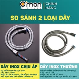 Thumbnail Bộ vòi sen tăng áp 3 chế độ nước tắm nóng lạnh được C'MON TS-03 2