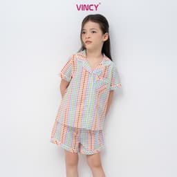 Thumbnail Bộ pijama short chất kate, họa tiết đặc trưng cho Noel cho bé KSK066S92 4