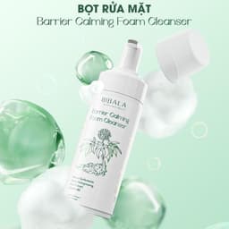 Thumbnail Bọt rửa mặt chiết xuất Tam Thất sạch sâu, giảm viêm và làm dịu BARRIER CALMING FOAM CLEANSER BIBALA 150ML 2