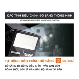 Thumbnail Đèn Pha LED Cảm Biến Chuyển Động Năng Lượng Mặt Trời MODI SOLAR 60W Siêu Sáng, Ngoài Trời 4