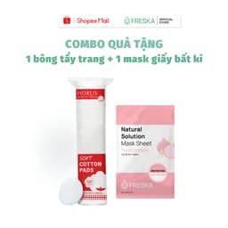 Thumbnail COMBO QUÀ TẶNG 1 Mặt nạ giấy Freska Natural Care Solution Sheet Mask + 1 BTT Horus 1