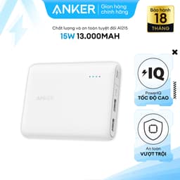 Thumbnail Pin sạc dự phòng ANKER PowerCore 13000mAh - A1215 1
