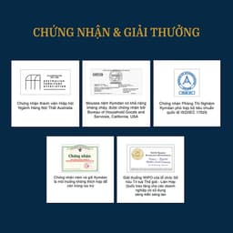 Thumbnail Gối cao su thiên nhiên Kymdan Pillow LumbarLatex Travel 3