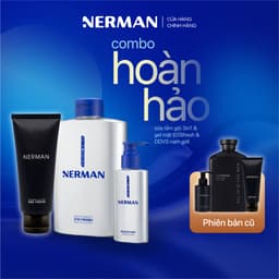 Thumbnail Combo Hoàn Hảo Nerman - Sữa tắm gội cho nam 350ml &Gel rửa mặt 60S Fresh 100ml & DDVS nam giới 100ml 1