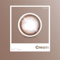 Thumbnail Kính áp tròng VIVIMOON LENSPRESSO cận nâu tây cho mắt thở CREAM, lens 6 tháng (Giá 01 đôi) 2