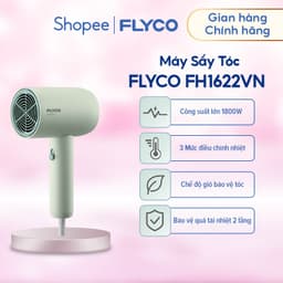 Thumbnail Máy Sấy Tóc Flyco FH1622VN (1800W) Chế Độ Sấy Lạnh Bảo Vệ Tóc - Hàng Chính Hãng 1