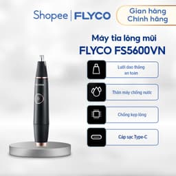 Thumbnail Máy Làm Sạch Lông Mũi Flyco FS5600VN Thân Máy Kháng Nước Sạc Nhanh 1 Giờ - Hàng Chính Hãng 1