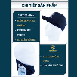 Thumbnail Combo 3 khăn trùm đầu chống nắng khăn ống khăn đi phượt đi nắng chống tia uv xịn OKDN1 OPPAMAN 3