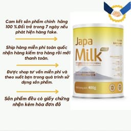Thumbnail Mua 2 tặng 1 sữa Japa Milk giúp con phát triển toàn diện, tăng cân , tăng chiều cao Japa kids 2