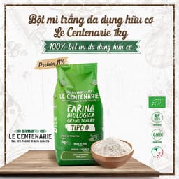 Thumbnail Bột mì hữu cơ Sima Bio 1kg các loại nguyên cám, đa dụng, Manitoba 1