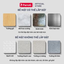 Thumbnail Miếng Dán Thay Thế Thùng Rác Treo Tủ Bếp, Treo Tường Parroti Bin - BN02 3