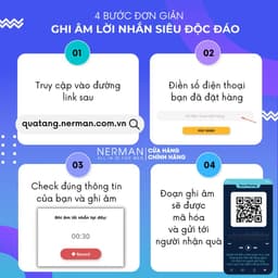 Thumbnail Bộ quà tặng cho nam Sound of Love ghi âm lời nhắn 4.0 NERMAN-Sữa tắm gội 350ml & Gel vệ sinh 100ml 3