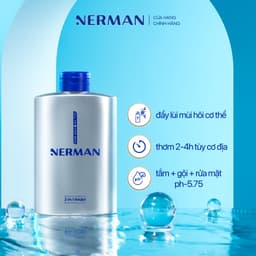 Thumbnail Combo Hoàn Hảo Nerman - Sữa tắm gội cho nam 350ml &Gel rửa mặt 60S Fresh 100ml & DDVS nam giới 100ml 2