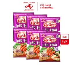 Thumbnail Combo 6 Gói Gia Vị Nêm Sẵn Aji-Quick® Lẩu Thái 50g/Gói 1