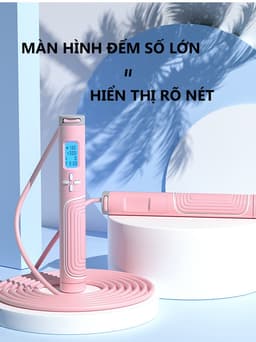 Thumbnail Dây Nhảy Đếm Số Bảo Hành 12 Tháng Dây Nhảy Thể Thao Bộ Số Thông Minh Chất Liều Dây PVC Lõi Thép Cleacco DNDS Boro Sport 2