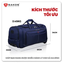 Thumbnail Túi Cần Kéo Du Lịch Thời Trang Cao Cấp SAKOS GIGANT 1