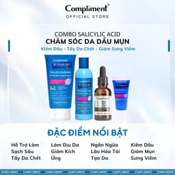 Thumbnail Bộ Chăm Sóc Da Giảm Sưng Viêm Mụn, Tẩy Da Chết BHA Salicylic Compliment 4
