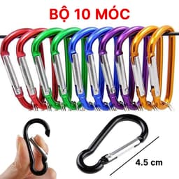 Thumbnail Móc Treo Đa Năng Tiện Lợi Móc Treo Dã Ngoại Móc Treo Lều Chất Liệu Kim Loại Không Gỉ YESURE 1