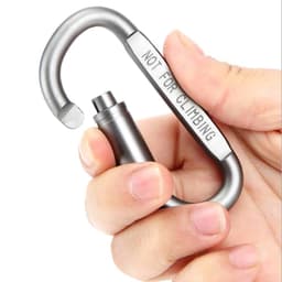 Thumbnail Móc Khóa Đi Phượt Cao Cấp Móc Chữ D Leo Núi Chất Liệu Hợp Kim Nhôm Chắc Chắn YESURE ( Màu ngẫu nhiên ) 3