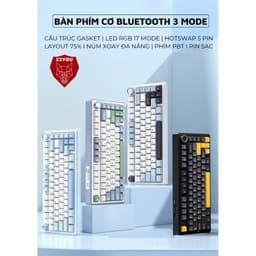 Thumbnail Bàn Phím CƠ Bluetooth Ziyou AULA F75 Phiên Bản Mới PRO VIP V2 Led RGB Cho Máy Tính Laptop 2