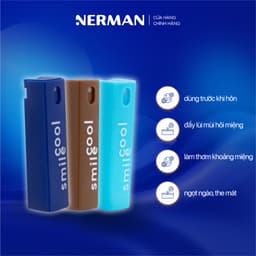 Thumbnail Xịt thơm miệng Spray & Kiss Nerman vị kẹo hoa quả bạc hà the mát cho nam nữ chai 10ml 2