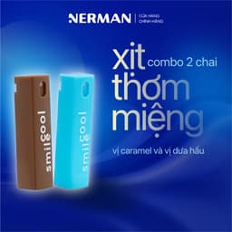 Thumbnail Xịt thơm miệng Spray & Kiss Nerman vị kẹo hoa quả bạc hà the mát cho nam nữ chai 10ml 3