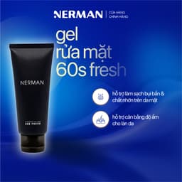 Thumbnail Gel rửa mặt ngừa mụn nam Nerman Nano Curcumin 60s Fresh 100ml 1